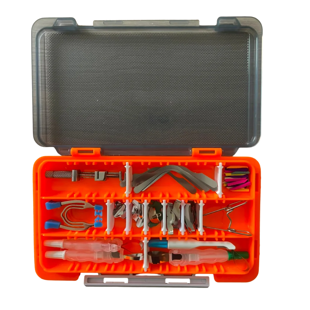 Kit QUINX abierto, con caja naranja